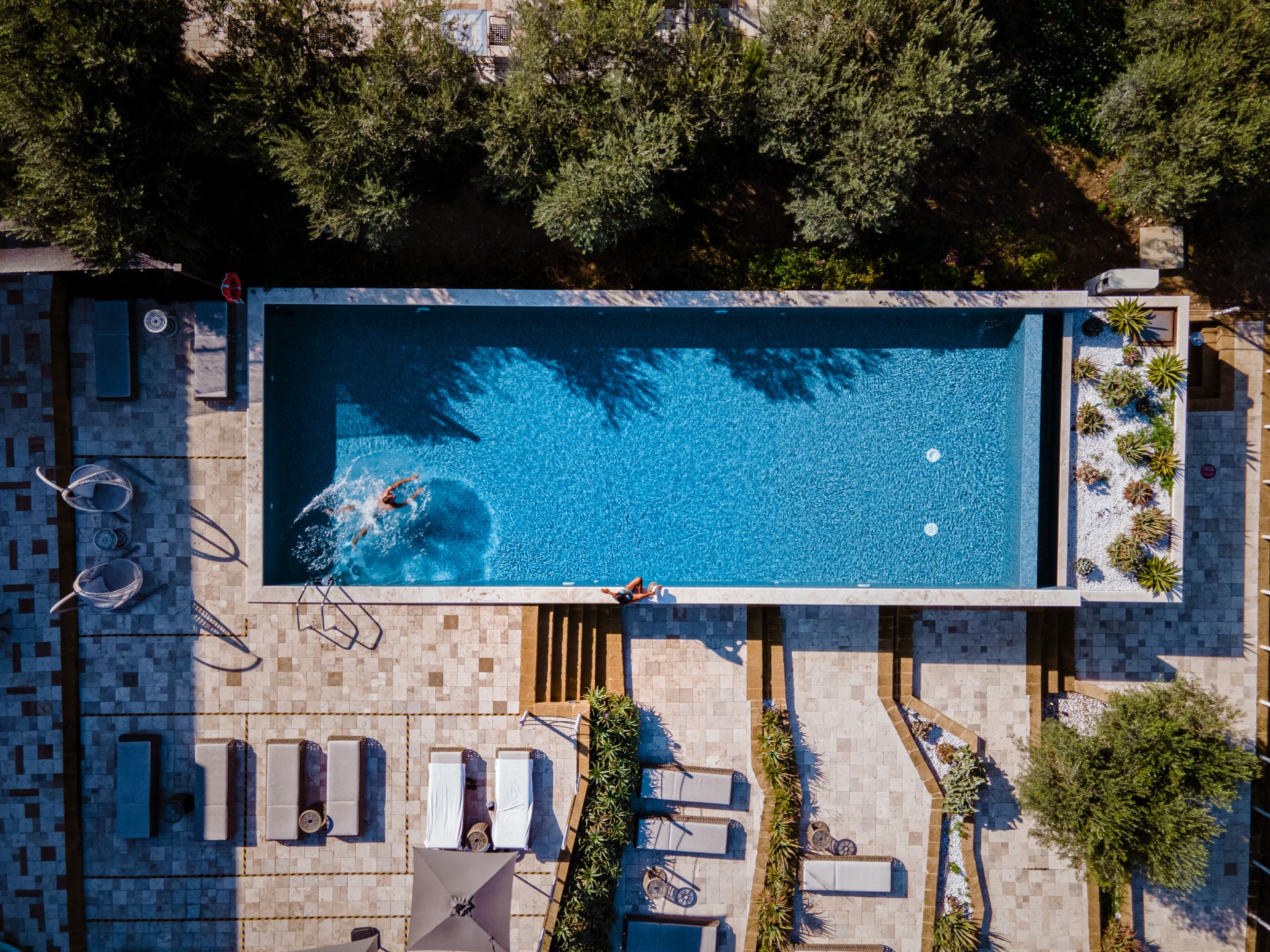 Architektonisches Hotelmotiv